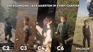 Antagonising Little Jack Marston in every chapter Red Dead Redemption 2 😭🤣 [upl. by Mckale631]