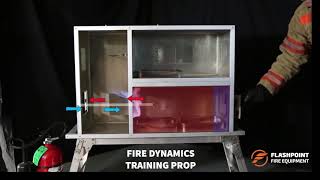 Backdraft demonstration with Flashpoint Fire Dynamics Training Prop [upl. by Ayrad]