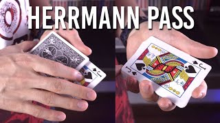 Card rises in front of you Herrmann Pass  Cartomancy Tutorial [upl. by Cychosz]