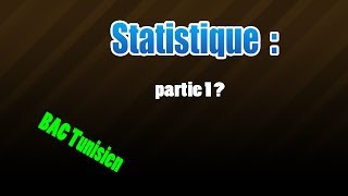 01statistique [upl. by Yllak]