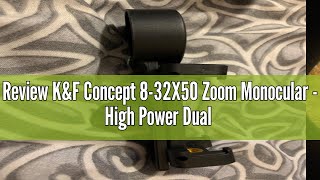 Review KampF Concept 832X50 Zoom Monocular  High Power Dual Focus Prism Compact Monoculars for Kids [upl. by Teresa]