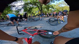 FIXED GEAR  3 BLIND mice ALLEYCAT RACE NYC 2023 [upl. by Ostraw964]