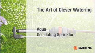 Oscillating Sprinkler Aqua  Features amp Benefits [upl. by Rann]