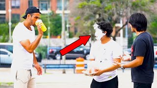 SMACKING PEOPLES DRINKS PRANK [upl. by Ademla]