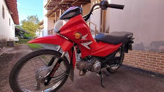 REVIEW COMPLETO NOVA HONDA POP 110i ES 2025 [upl. by Helgeson]