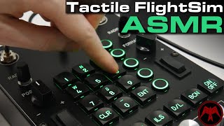 ASMR Tactile Switch Pressing Flightsim Hardware [upl. by Ardyaf929]