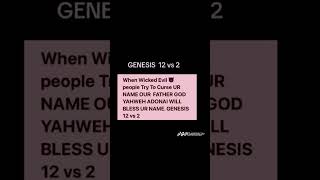 GENESIS 12 vs 2 [upl. by Airat]