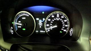 Technology  2013 Lexus ES 300h  Infotainment Navigation and Technology Review [upl. by Oidacra758]