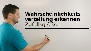 Wahrscheinlichkeitsverteilung erkennen Stochastik Zufallsgrößen Statistik  Mathe by Daniel Jung [upl. by Haley494]