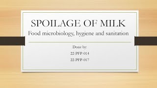 Spoilage of Milk 🥛 Food Microbiology🍚🦠Edutainment youtube information education contentcreator [upl. by Anilrahc915]