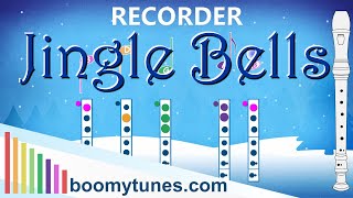 Jingle Bells  RECORDER Play AlongHow to Play [upl. by Duax]