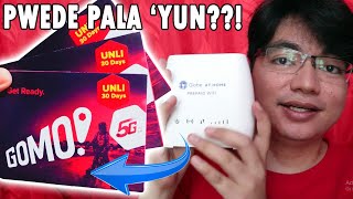 Globe at Home Prepaid WiFi Openline Unboxing and Quick Review  via GOMO sim card [upl. by Naejarual]