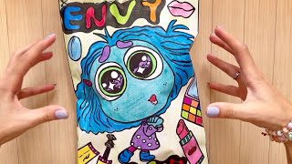 💗INSIDE OUT 2 Blind Bags 😍  DIY Skincare  Makeup  Outfit  papersquishy  blind bag paper  ASMR [upl. by Sunda903]