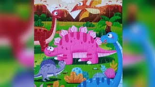 Dinosaurus puzzle puzzlegame puzzle jigsawpuzzle [upl. by Alletsirhc]