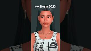 My Sim Style Evolution ✨  The Sims 4 sims4 shorts [upl. by Retep841]