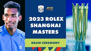 The Draw Is Set 🏆 Felix AugerAliassime Helps Out At The Rolex Shanghai Masters 2023 Draw Ceremony [upl. by Swehttam]