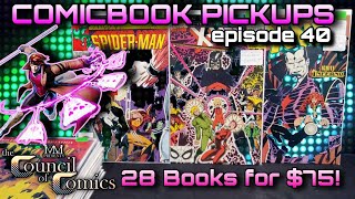 28 BOOK COMIC HAUL COMICBOOK PICKUPS EP40 28 BOOKS FOR 75 comicbooks haul KEYBOOKS comics [upl. by Engracia225]