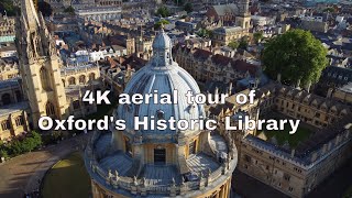 Stunning 4k Drone Views Of Oxfords Bodleian Library [upl. by Delos838]