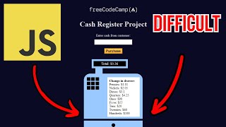 FreeCodeCamp Cash Register Project Tutorial amp Walkthrough [upl. by Krys301]