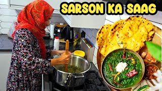 Sarson ka Saag And Stuffed Pratha Wife Made [upl. by Evilo]