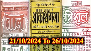 Akash Ganga Chart । Trishul Chart । Taal Chart Astrology Chart । 21102024 [upl. by Payton965]