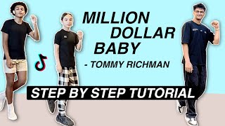 MILLION DOLLAR BABY  Tommy Richman EASY DANCE TUTORIAL Beginner Friendly [upl. by Groome979]