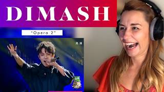 Vocal CoachOpera Singer REACTION amp ANALYSIS Dimash Kudaibergen quotOpera 2quot [upl. by Hamitaf]