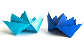 How to make a Paper Crown  Origami Crown [upl. by Keyek962]