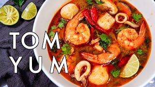 The ULTIMATE Seafood Tom Yum from Scratch [upl. by Eixel990]