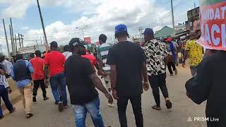 Return Our Stolen Mandate Protest at INEC Office AIO2 [upl. by Nyrmak]