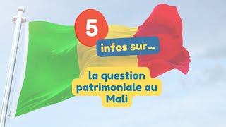 HGGSP Terminale 5 infos surla question patrimoniale au Mali [upl. by Gnoud]