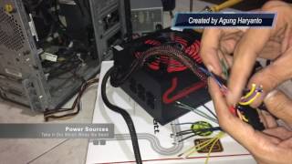 Lenovo Power Supply Upgrade Manually Convert 24 Pin to 14 Pin Connector [upl. by Elumas]