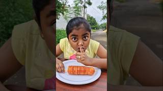 Giant EGG Roll 🥚😱TomampJerry 🤣DiyaIshwarya shorts viralvideo [upl. by Aiuqal]