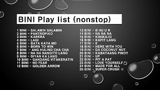 BINI Playlist nonstop [upl. by Annaitat160]