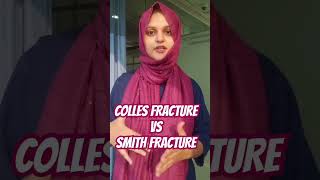 COLLES FRACTURE vs Smith FRACTURE fracturemanagement fracturephysiotheraphy physiotherapy [upl. by Yokoyama]