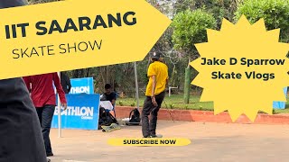 Skateboarding in SAARANG 2024  IIT MADRAS  Skate workshop  skate show  Day 1 [upl. by Iborian]