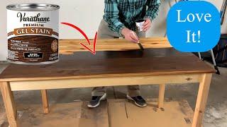 How to Use Varathane Gel Stain Dark Walnut [upl. by Lamaaj336]