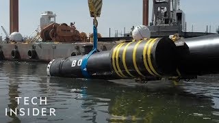 Giant Floating Pipes Help To Remove Ocean Waste [upl. by Mcnalley619]