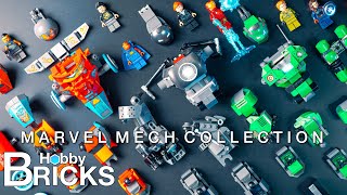 Lego Marvel Mech Collection  Speed Build  Beat Building [upl. by Nial131]