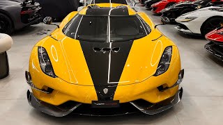 VIP MOTORS HYPERCAR PARADISE Bugatti ChironDivo Koenigsegg Regera LaferrariCountach Aventador [upl. by Ynogoham]