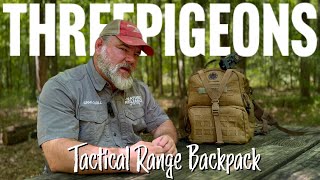 ThreePigeons™  Tactical Range Backpack  Gear Review [upl. by Dedie402]