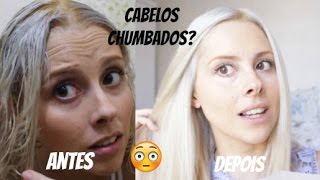 DICA CASEIRA para tirar o CHUMBADO Roxo ou Azul dos Cabelos [upl. by Assirek242]