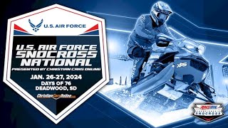 LIVE USAF Snocross National at Deadwood Friday [upl. by Giles]