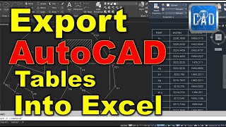 How to export coordinates from autocad to excel  Cadreader [upl. by Imena]