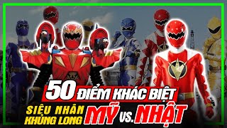 ABARANGER 50 Điểm Khác Biệt Siêu Nhân Khủng Long Mỹ amp Nhật  Top Sự Thật  meXINE [upl. by Antsirhc]