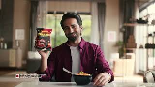 Ayushmann Khurrana tries Wai Wai Dynamite Noodles  Jitna Spicy Utna Tasty 🌶 🧨 [upl. by Aarika174]