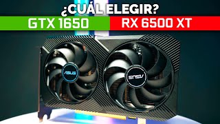 Ve esto ANTES DE ELEGIR  GTX 1650 o RX 6500 XT ¿Cuál es MEJOR  Xaeltech [upl. by Eidac322]