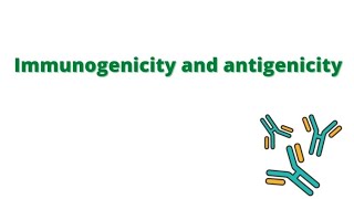 Immunogenicity and antigenicity [upl. by Sedgewake]