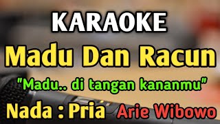 MADU DAN RACUN  KARAOKE  NADA PRIA COWOK  Lagu Nostalgia  Arie Wibowo  Live Keyboard [upl. by Nosmoht]