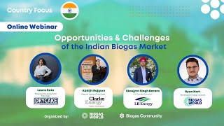 Opportunities and Challenges of Indian Biogas and biomethane Market [upl. by Leaj]